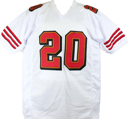 Garrison Hearst Autographed White Custom Football Jersey