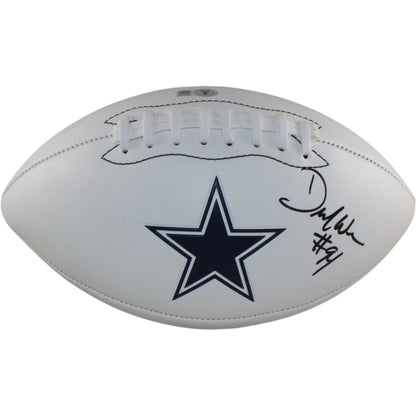 Demarcus Ware Autographed Dallas Cowboys Logo Football