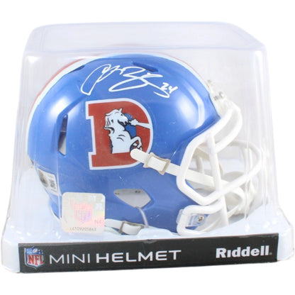 Champ Bailey Signed Denver Broncos Throwback Mini Helmet