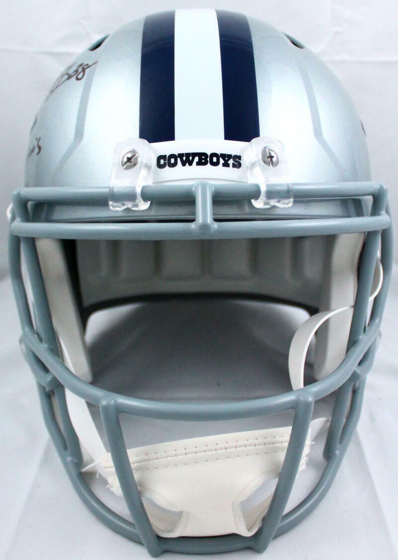 Roy Williams Signed Dallas Cowboys Full Size Speed Helmet - Black