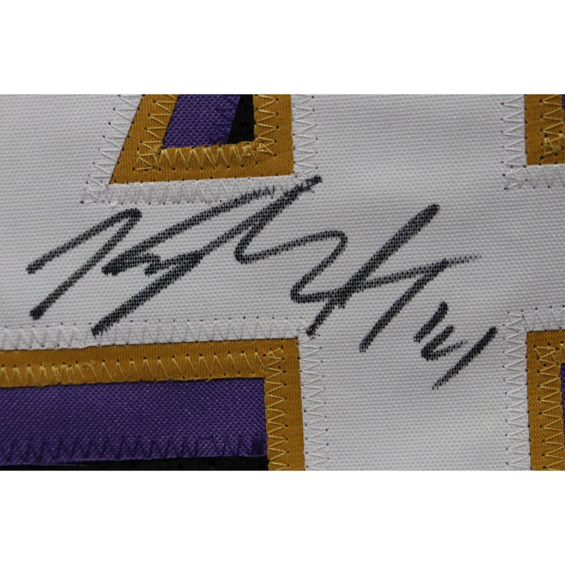 Kyle Hamilton Autographed Black Pro Style Jersey (Beckett Witnessed)