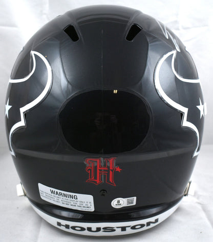 Stefon Diggs Autographed Houston Texans Full Size Speed Replica Helmet
