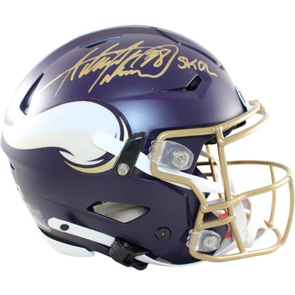 Adrian Peterson Signed Minnesota Vikings Speedflex Rivalries Helmet