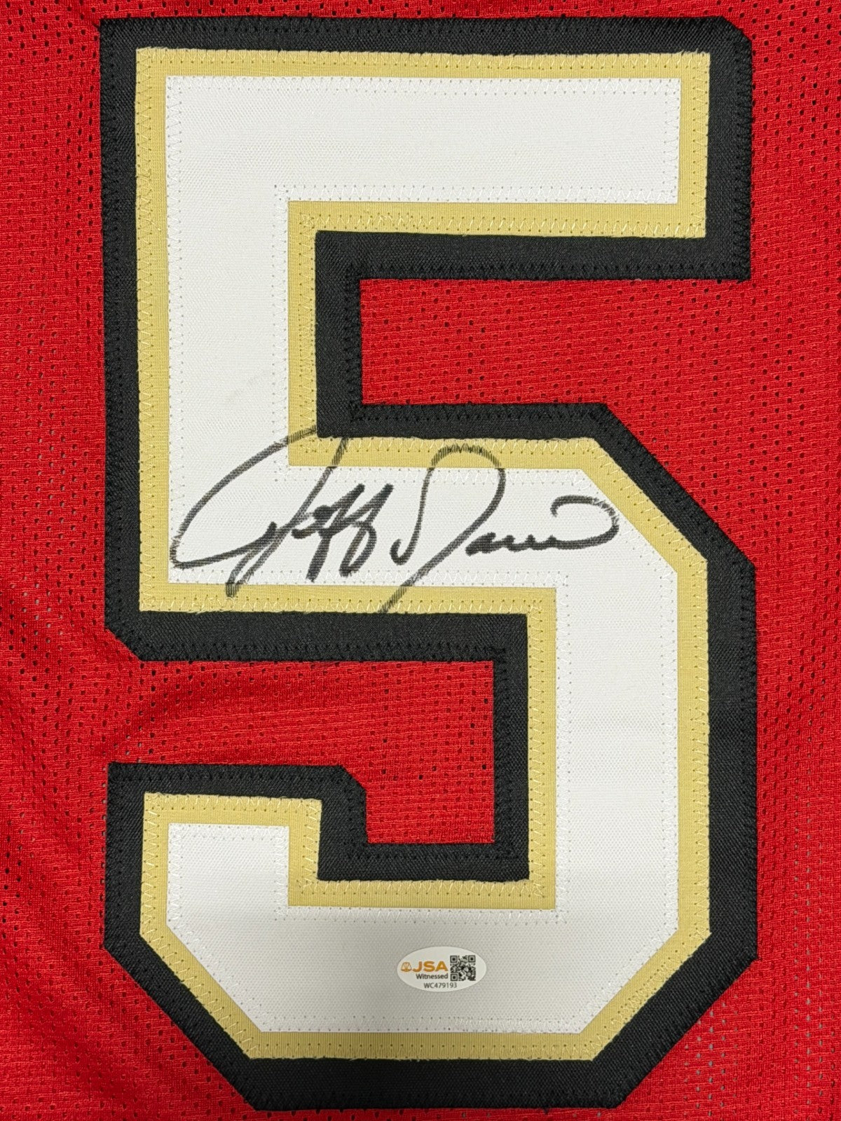 Jeff Garcia San Francisco 49ers Autographed Custom Jersey (JSA COA)