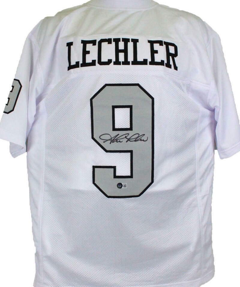 Shane Lechler Autographed White Custom Football Jersey