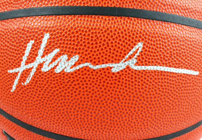 Ralph Sampson & Hakeem Olajuwon Signed Wilson NBA Basketball