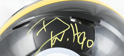 T.J. Watt Signed Pittsburgh Steelers Full Size Speed Authentic Helmet