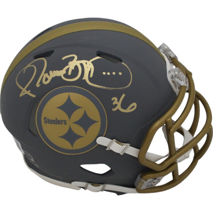 Jerome Bettis Pittsburgh Steelers Signed Slate Mini Helmet