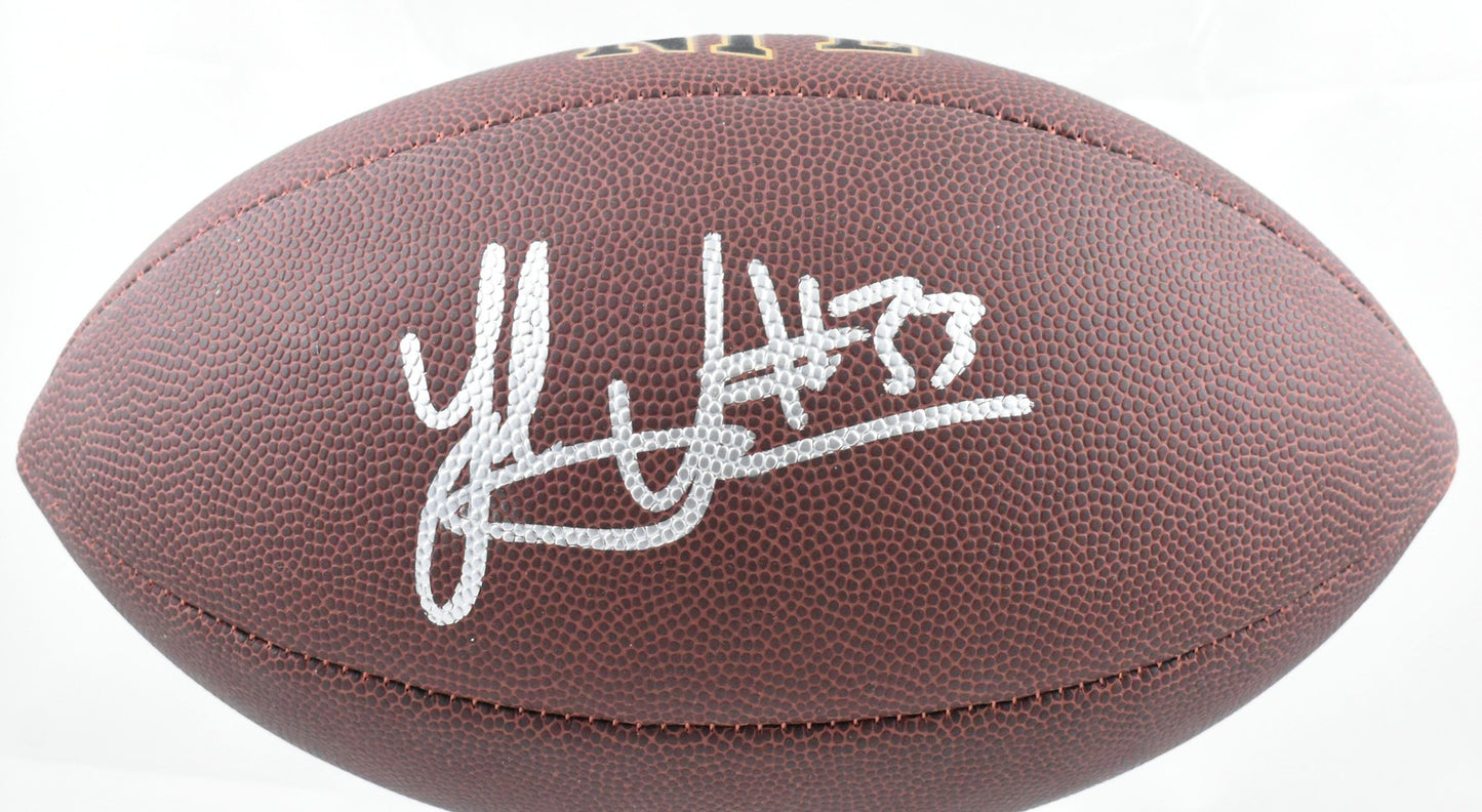 Jack Sawyer Autographed NFL Super Grip Football