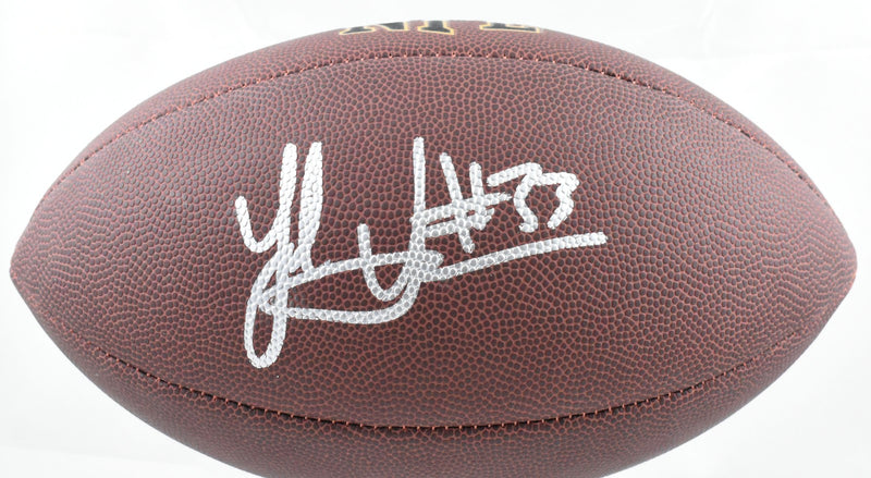 Jack Sawyer Autographed NFL Super Grip Football