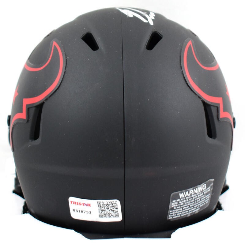 Dameon Pierce Autographed Houston Texans Eclipse Speed Mini Helmet