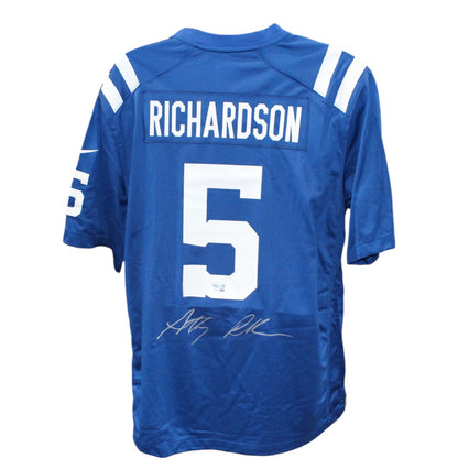 Anthony Richardson Signed Indianapolis Colts Blue Nike Jersey