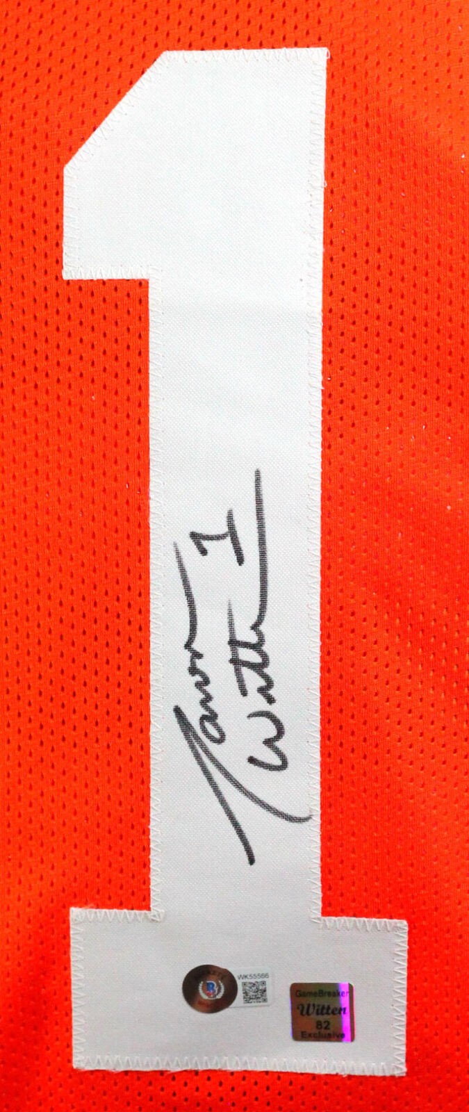 Jason Witten Signed Tennessee Orange Custom College Jersey