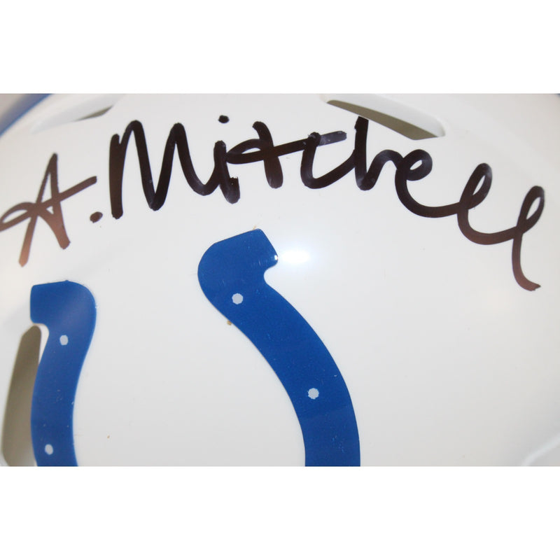 Adonai Mitchell Autographed Indianapolis Colts Mini Helmet