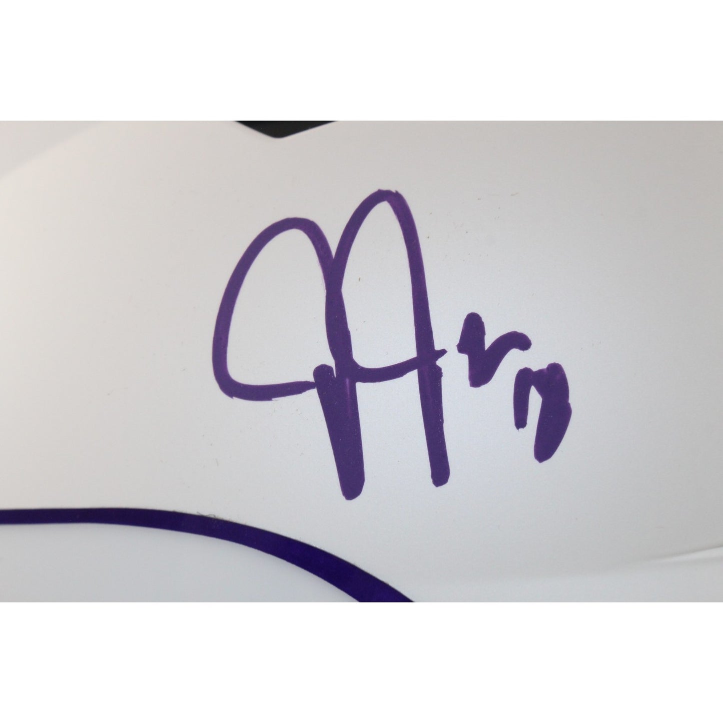 Justin Jefferson Signed Minnesota Vikings 2024 Alt SpeedFlex Helmet