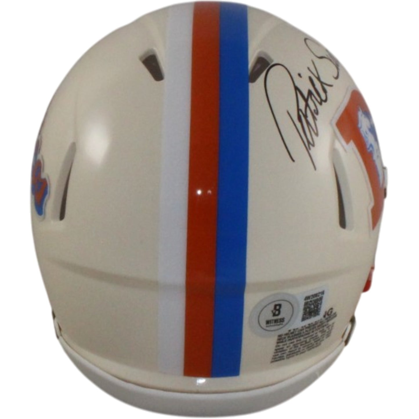 Patrick Surtain Signed Denver Broncos Retro Mini Helmet