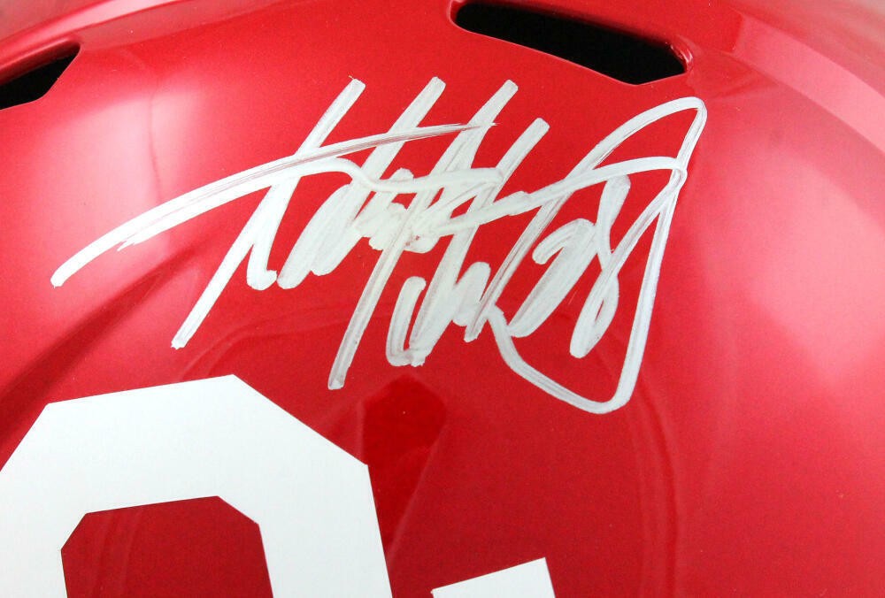 Adrian Peterson Signed Oklahoma Sooners Full Size Helmet