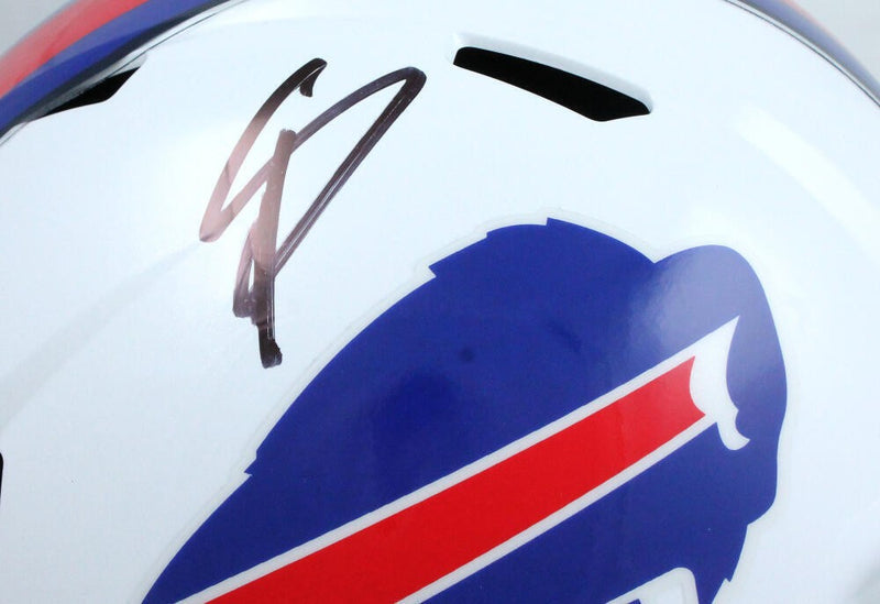 Stefon Diggs Autographed Buffalo Bills Full Size Speed Replica Helmet