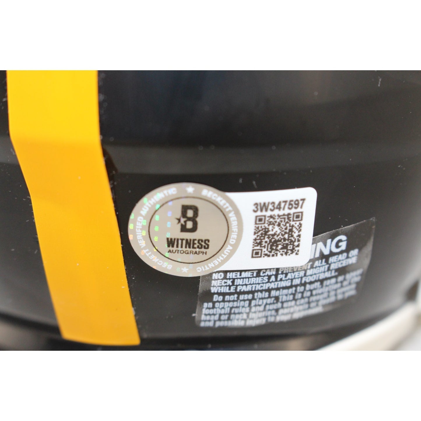 Jack Lambert Autographed Pittsburgh Steelers Throwback Mini Helmet HOF