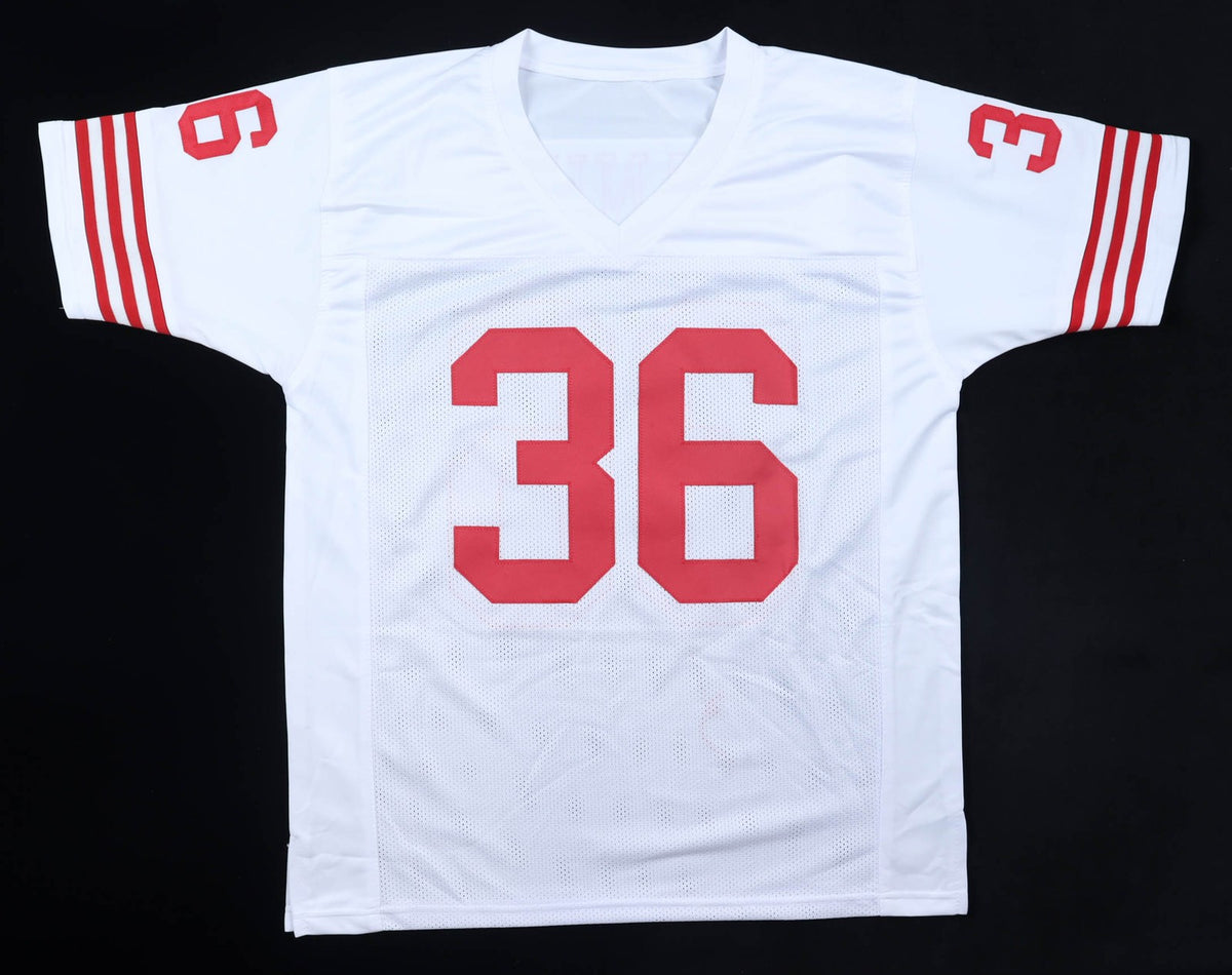 Merton Hanks Signed San Francisco 49ers White Custom Jersey