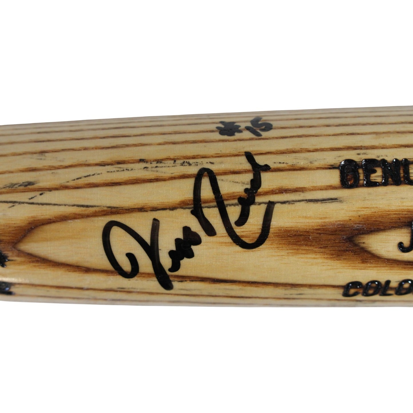 Jeff Reed Autographed Colorado Rockies Game Used Louisville Slugger Bat