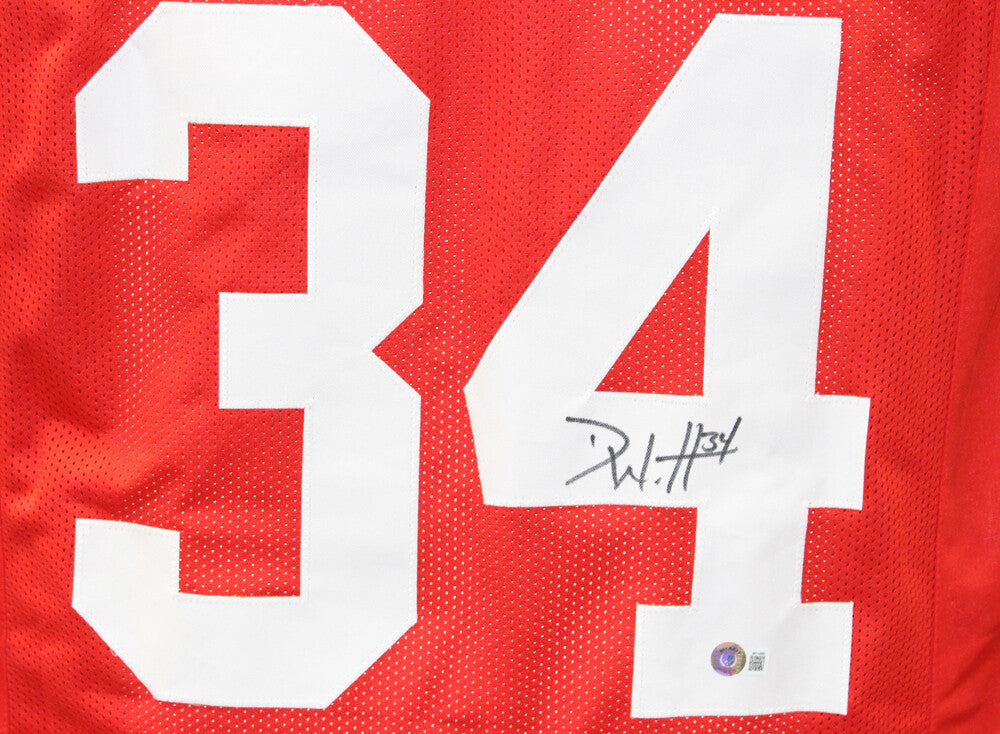 Derek Watt Signed Wisconsin Badgers Custom Football Jersey