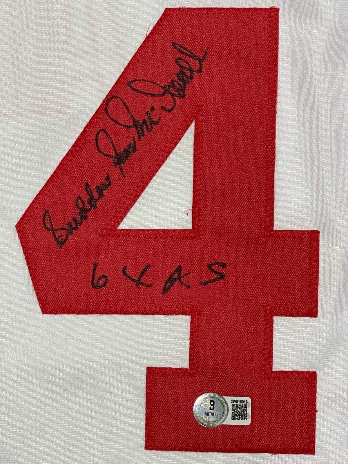 Sam McDowell Signed Cleveland Indians Custom Jersey (Beckett BAS)