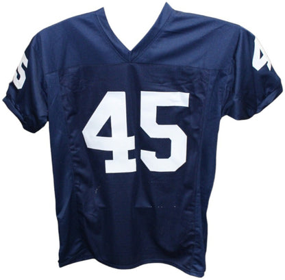 Rudy Ruettiger Autographed College Style Blue Jersey