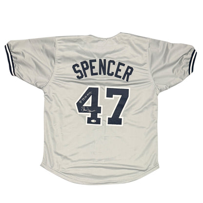 Shane Spencer Signed New York Yankees Custom Baseball Jersey JSA
