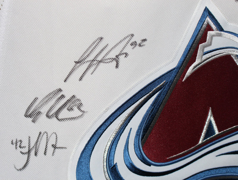 Colorado Avalanche Team Signed Adidas Authentic White Jersey (18+ Sigs)