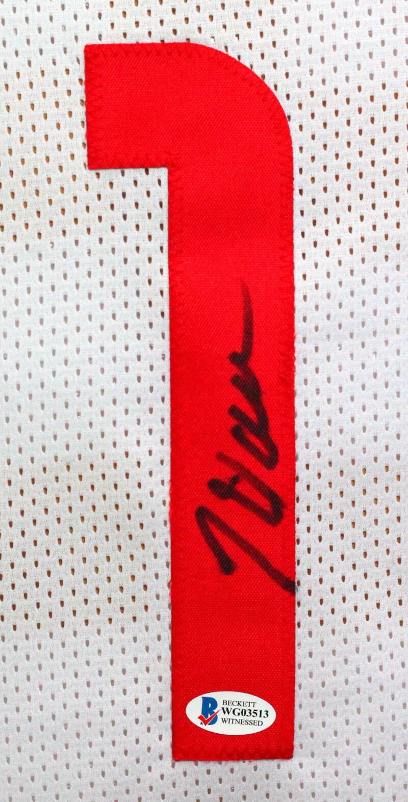 John Wall Autographed Houston Rockets Custom White Jersey