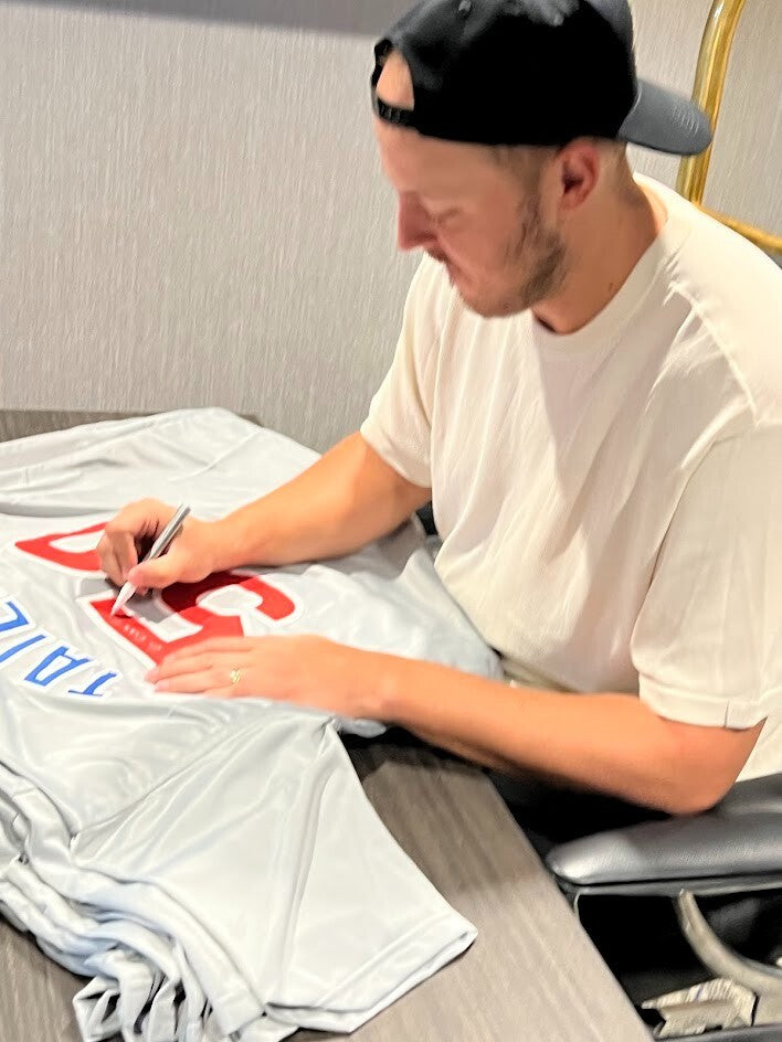 Jameson Taillon Signed Chicago Cubs Custom Jersey (Go Cubs Go)