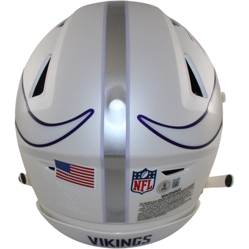 Randy Moss Signed Minnesota Vikings Full Size SpeedFlex 2024 Alternate Helmet