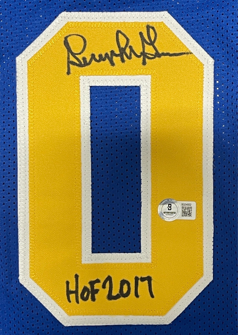 George McGinnis Signed Indiana Pacers Custom Jersey HOF 2017 Beckett COA