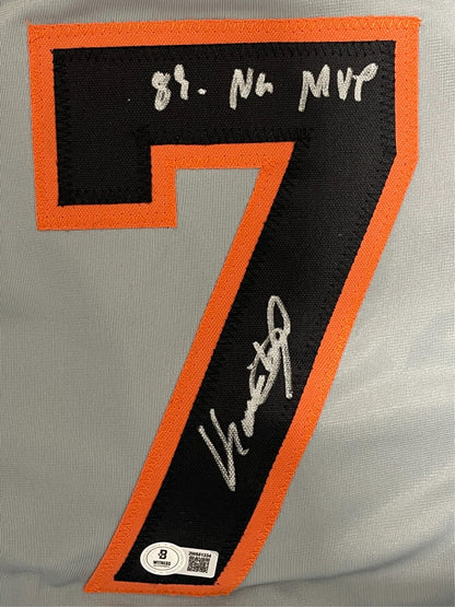Kevin Mitchell Signed San Francisco Giants Custom Jersey - 89 NL MVP BAS