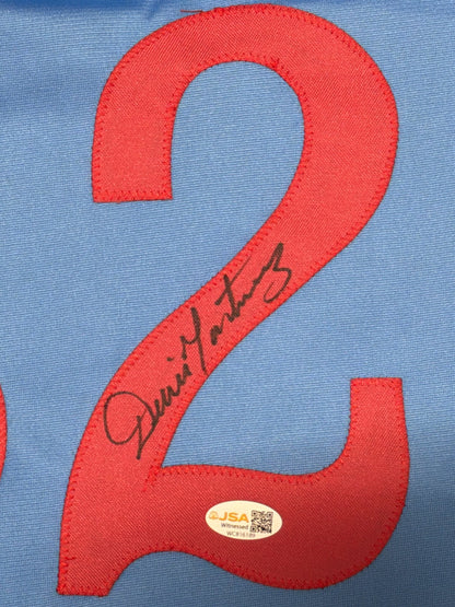 Dennis Martinez Autographed Montreal Expos Custom Jersey