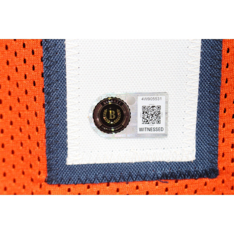Bo Nix Autographed Denver Broncos Orange Jersey