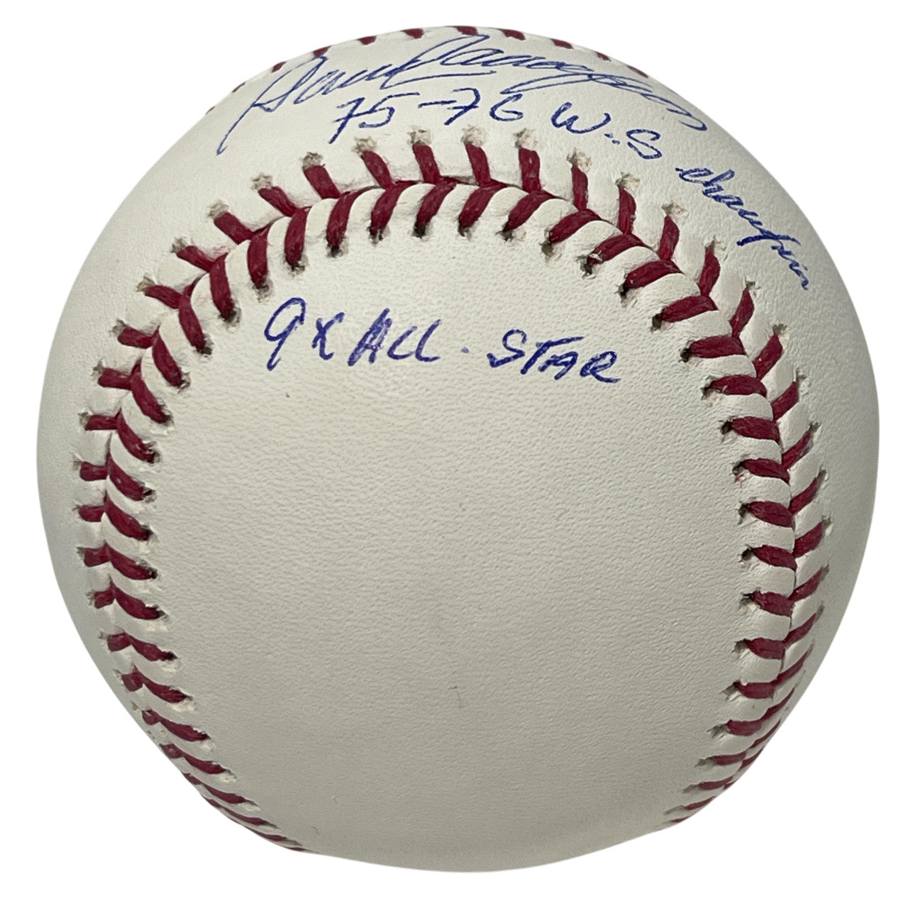 Dave Concepcion Signed MLB Baseball with 3 Inscriptions BAS Witnessed