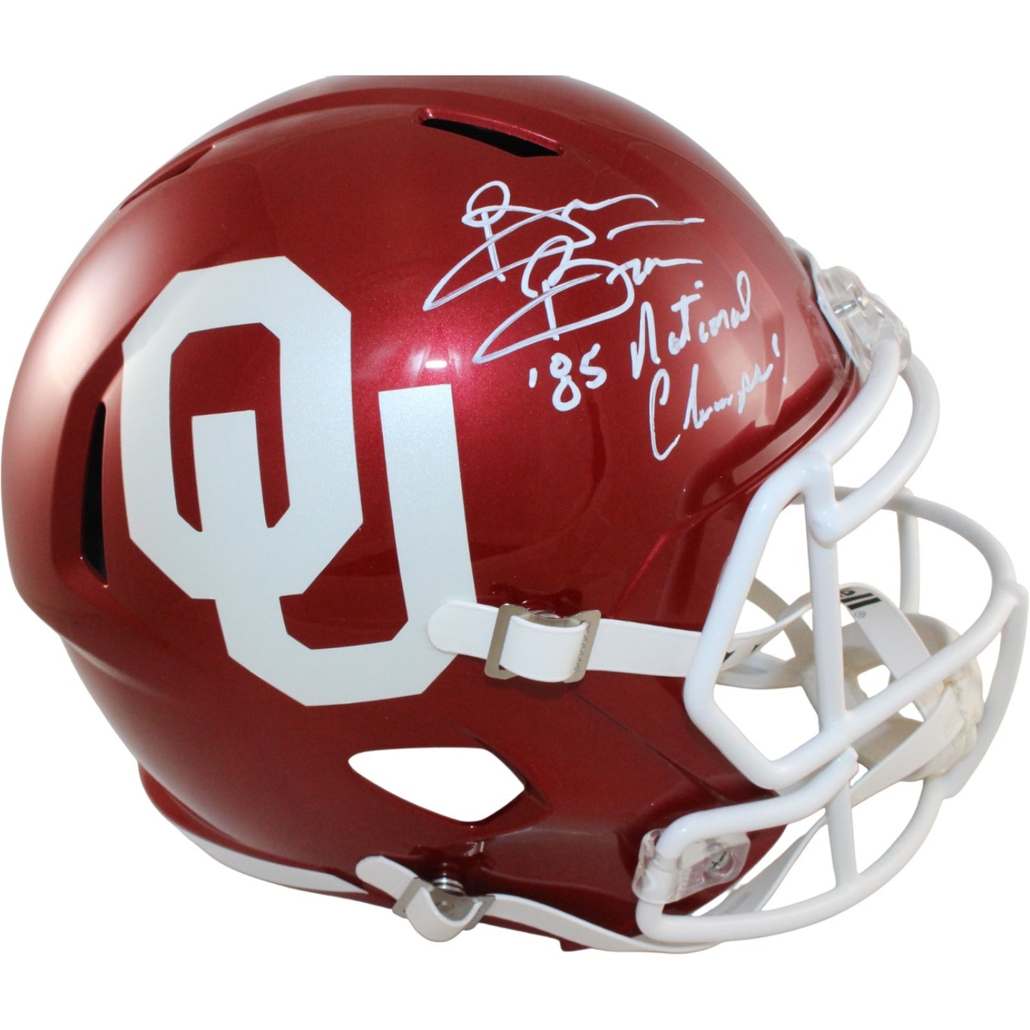 Brian Bosworth Signed Oklahoma Sooners Full Size Replica Helmet