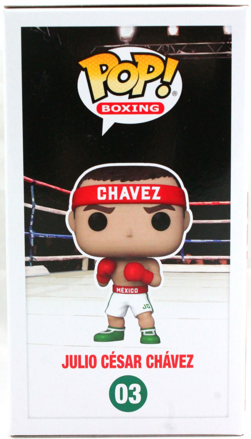 Julio Cesar Chavez Signed Funko Pop Figurine #03