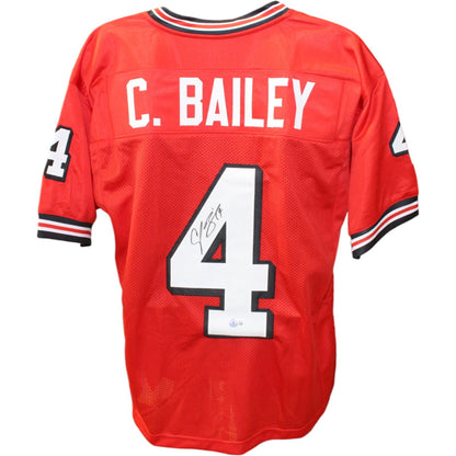 Champ Bailey Signed College Style Custom Football Jersey (Beckett)