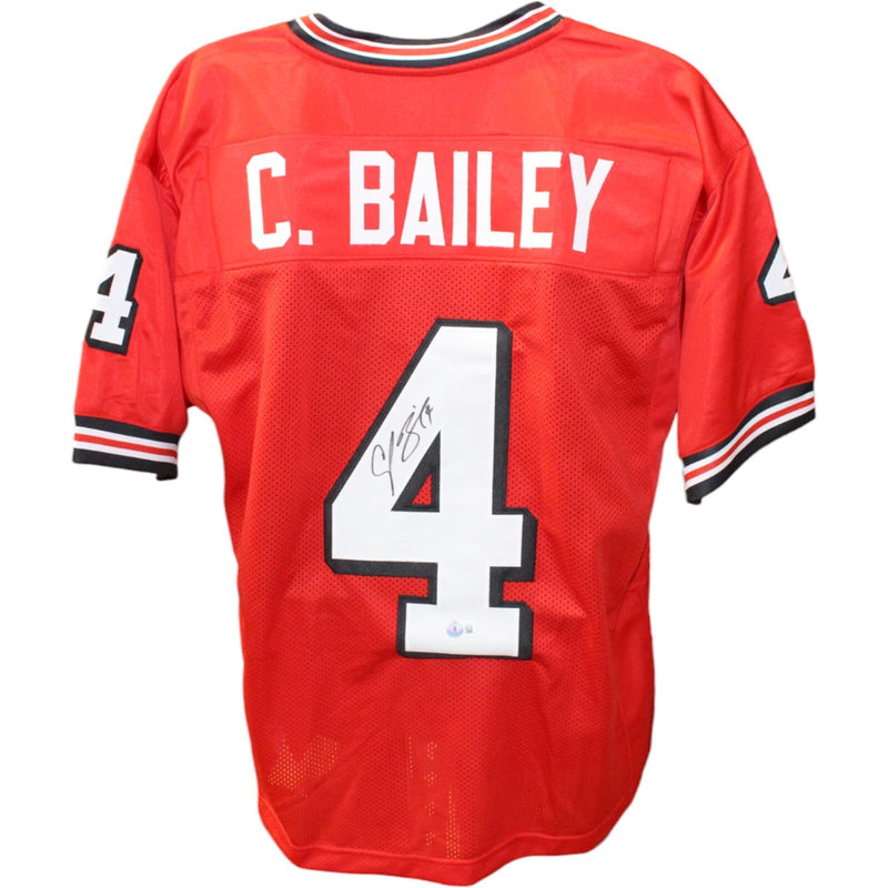 Champ Bailey Signed College Style Custom Football Jersey (Beckett)