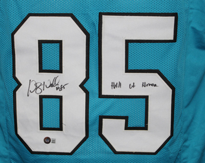 Wesley Walls Signed Custom Football Jersey - Beckett