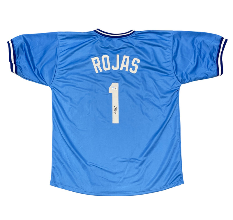 Cookie Rojas Signed Kansas City Royals Custom Jersey (BAS COA)