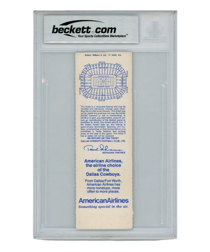 Randy White Signed Dallas Cowboys 12/14/86 Ticket Stub (HOF Inscribed)