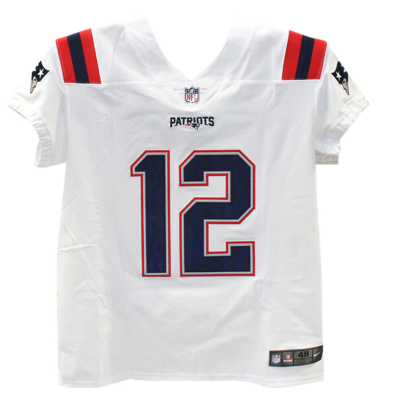 Tom Brady Signed New England Patriots Nike Elite Authentic Jersey