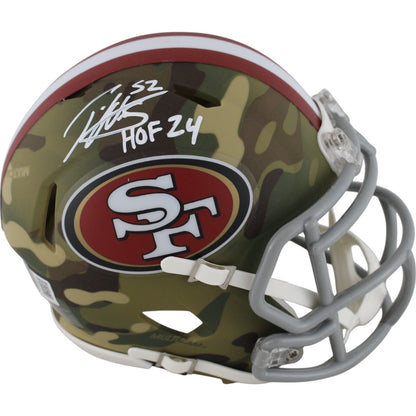Patrick Willis San Francisco 49ers Signed Camo Mini Helmet (HOF)