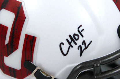 Roy Williams Signed Oklahoma Sooners Bring the Wood Speed Mini Helmet