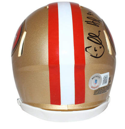 Charles Haley San Francisco 49ers Autographed Throwback Mini Helmet BAS