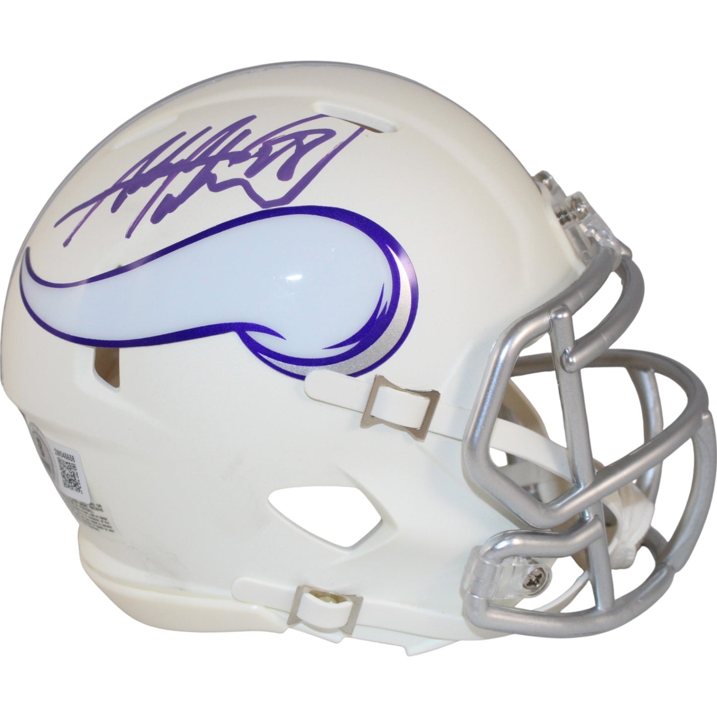Adrian Peterson Signed Minnesota Vikings 2024 Alternate Mini Helmet